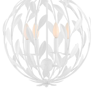 Laurel 16'' Four Light Mini Chandelier, Matte White Alt 4.jpg