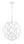 Laurel 16'' Four Light Mini Chandelier, Matte White - Main Product Image.jpg