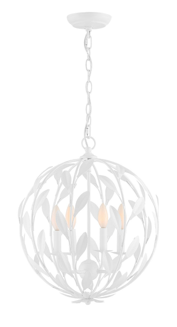 Laurel 16'' Four Light Mini Chandelier, Matte White - Main Product Image.jpg