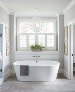 Laurel 21'' Six Light Chandelier, Matte White - Alternate Product Image 1.jpg