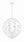 Laurel 21'' Six Light Chandelier, Matte White - Main Product Image.jpg