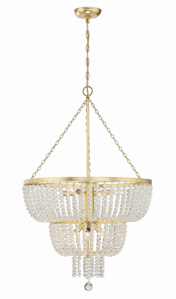 Kylie 24.75'' Eight Light Chandelier, Antique Gold - Main Product Image.jpg