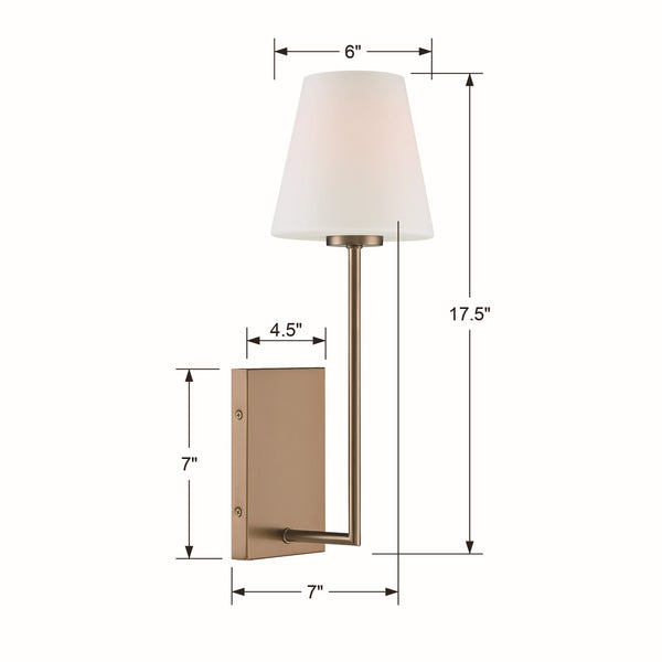 Lennon 6'' One Light Wall Sconce, Gold Alt 5.jpg