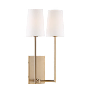 Lennon 10'' Two Light Wall Sconce, Gold - Main Product Image.jpg