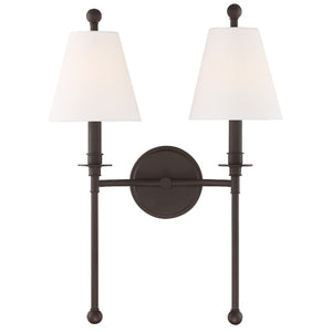 Rivoli 15'' Two Light Wall Sconce, Dark Bronze - Main Product Image.jpg