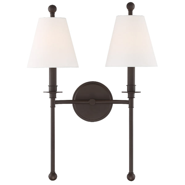 Rivoli 15'' Two Light Wall Sconce, Dark Bronze - Main Product Image.jpg
