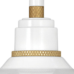 Vortex 9" One Light Small Gooseneck Barn Light, Gloss White