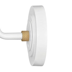 Vortex 9" One Light Small Gooseneck Barn Light, Gloss White