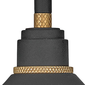 Vortex 9" One Light Small Gooseneck Barn Light, Textured Black