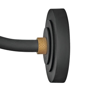 Vortex 16" One Light Medium Gooseneck Barn Light, Textured Black