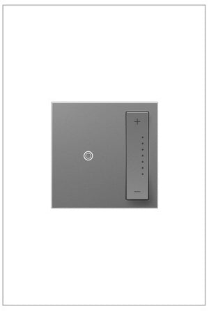 adorne® ADTP4FBL3PM4 0-10V sofTap® Dimmer, Magnesium, with Microban®