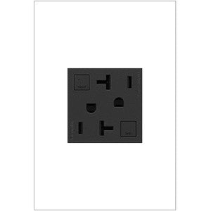 adorne® AGFTR2202G4 Tamper-Resistant 20A Duplex Self-Test GFCI Receptacles, Graphite