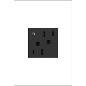 adorne® ARCD152G10 15A Tamper-Resistant Dual-Controlled Outlet, Graphite