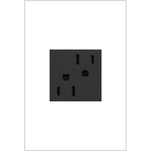 adorne® ARTR152G4 15A Dual Tamper-Resistant Outlet, Graphite