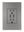 adorne® ARTRUSB153M4WP Dual-USB Outlet with Magnesium Wall Plate, Magnesium