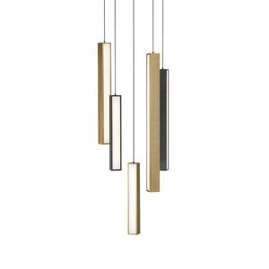 FM Modern 16.88'' LED Pendant, Black/Aged Brass and Black - Main Product Image.jpg