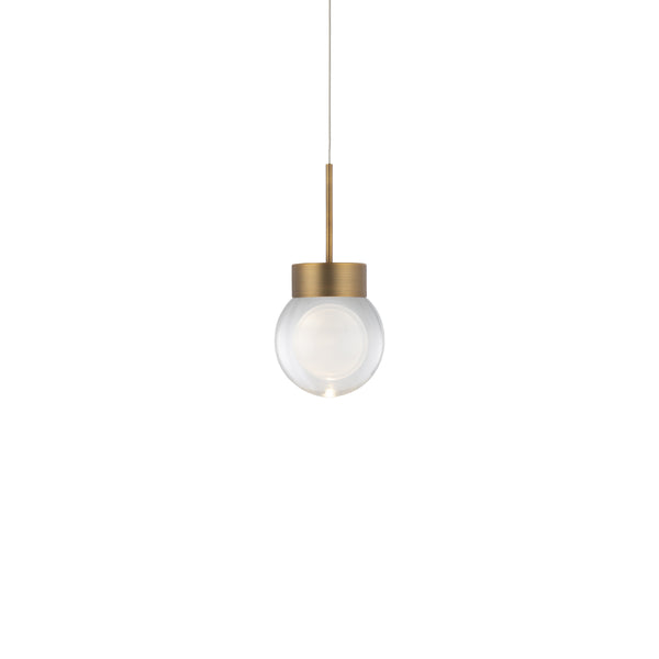 FM Modern 5.13'' LED Mini Pendant, Aged Brass - Main Product Image.jpg
