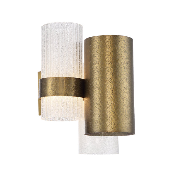 FM Modern 10.5'' LED Wall Sconce, Aged Brass - Main Product Image.jpg