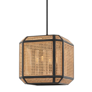 Geneva Ratan Chandelier, Old Bronze