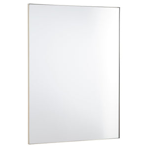 Reflexa 30" Rectangular Mirror, Silver