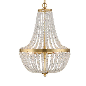 Kylie 14'' Three Light Chandelier, Antique Gold - Main Product Image.jpg