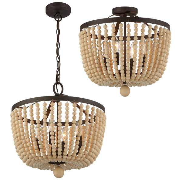 Kylie 16.5'' Four Light Semi Flush Mount, Forged Bronze - Main Product Image.jpg