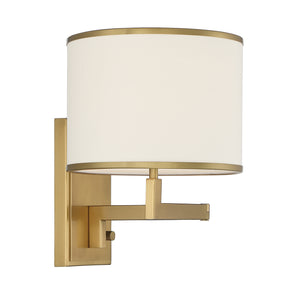 Madelyn 10'' One Light Wall Sconce, Aged Brass - Main Product Image.jpg