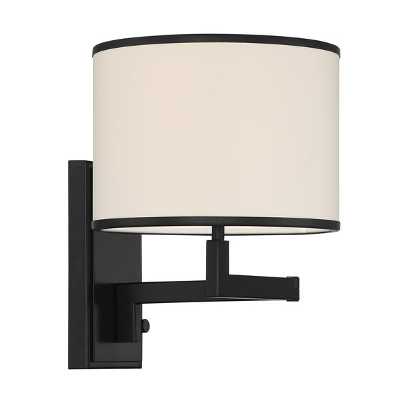 Madelyn 10'' One Light Wall Sconce, Matte Black - Main Product Image.jpg