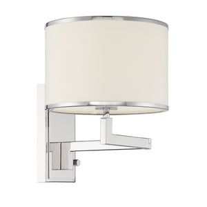 Madelyn 10'' One Light Wall Sconce, Polished Nickel - Main Product Image.jpg