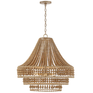 Sylvie 26.75'' Six Light Chandelier, Burnished Silver - Main Product Image.jpg