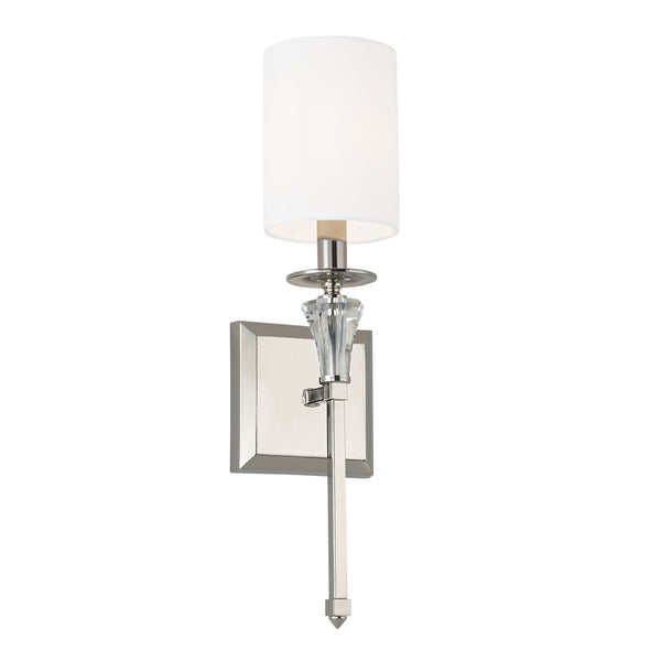 Lili 5" One Light Wall Sconce, Polished Nickel
