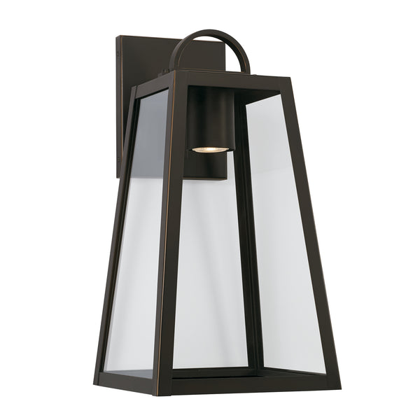 Layton 19.5'' One Light Outdoor Wall Lantern, Oiled Bronze - Main Product Image.jpg
