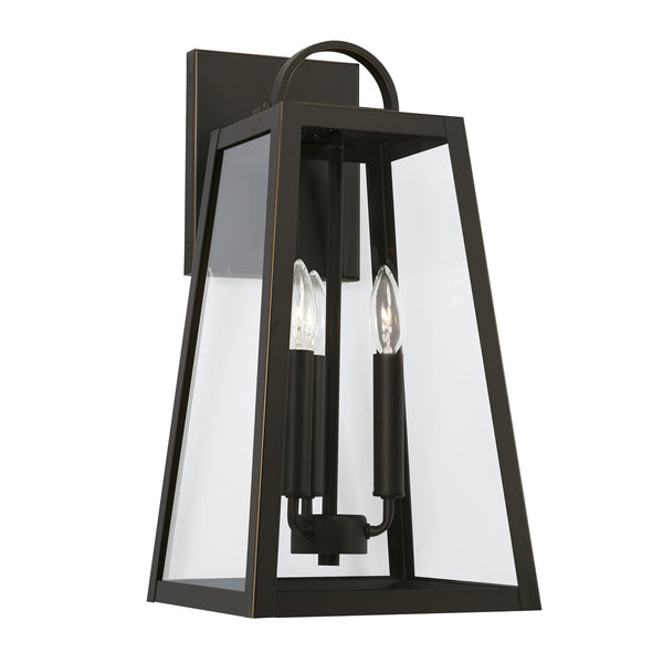 Layton 19.5'' Three Light Outdoor Wall Lantern, Oiled Bronze - Main Product Image.jpg