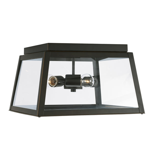 Layton 9'' Three Light Outdoor Flush Mount, Oiled Bronze - Main Product Image.jpg