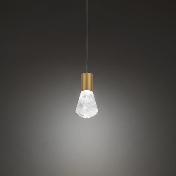 FM Modern 3'' LED Mini Pendant, Aged Brass - Main Product Image.jpg