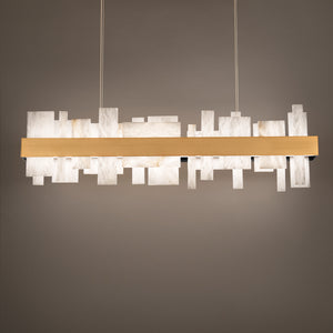 FM Modern 45.63'' LED Linear Pendant, Aged Brass - Main Product Image.jpg