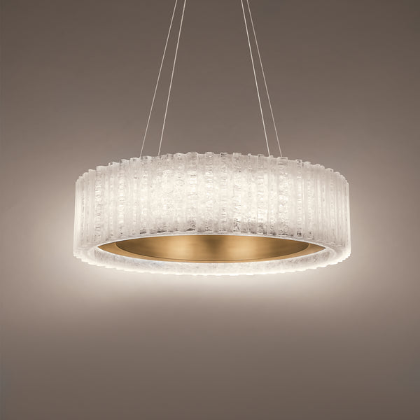 FM Modern 28.13'' LED Chandelier, Aged Brass - Main Product Image.jpg