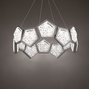 FM Modern 26.13'' LED Chandelier, Antique Nickel - Main Product Image.jpg
