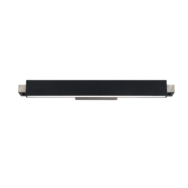 FM Modern 28.75'' LED Bath & Vanity Light, Pebbled Black/Brushed Nickel - Main Product Image.jpg
