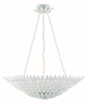 Laurel 30'' Eight Light Chandelier, Matte White