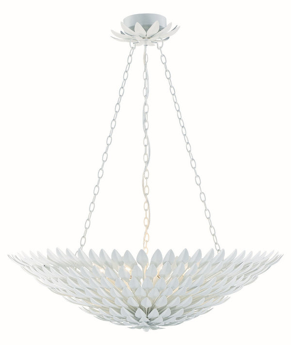 Laurel 30'' Eight Light Chandelier, Matte White
