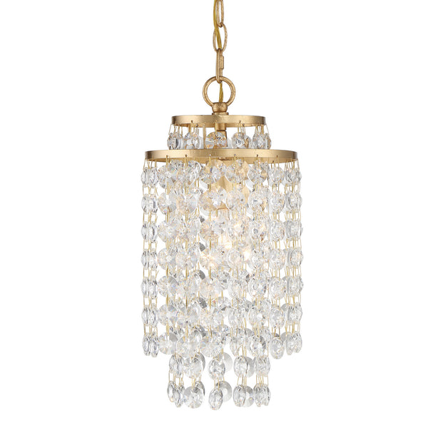 Gabriana 7'' One Light Chandelier, Antique Gold Alt 5.jpg