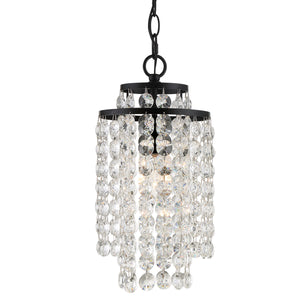 Gabriana 7'' One Light Chandelier, Matte Black Alt 5.jpg