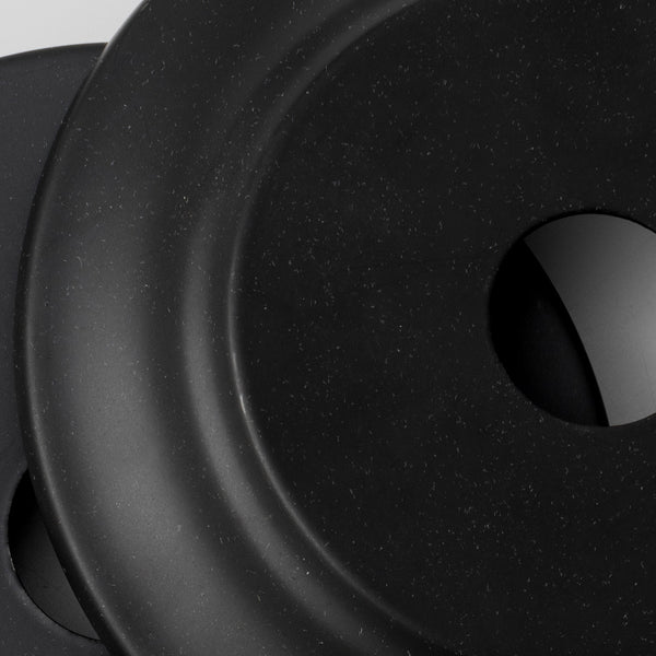 Gabriana 14'' Three Light Flush Mount, Matte Black Alt 4.jpg