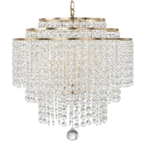 Gabriana 22'' Six Light Chandelier, Antique Gold Alt 5.jpg
