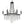 Gabriana 28'' Six Light Chandelier, Matte Black Alt 5.jpg