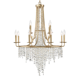 Gabriana 30'' 12 Light Chandelier, Antique Gold Alt 5.jpg