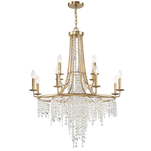 Gabriana 30'' 12 Light Chandelier, Antique Gold - Main Product Image.jpg
