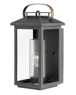 Aether 8" One Light Medium Wall Mount Lantern, Ash Bronze