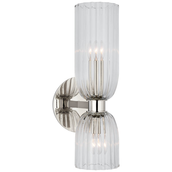 Asalea 6" LED Wall Sconce, Polished Nickel